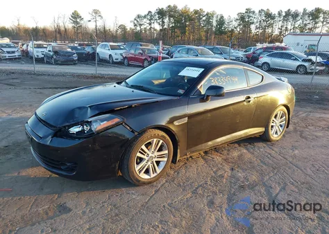 2008 Hyundai Tiburon Gs from USA, damaged, VIN KMHHM66D08U283889